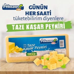 Tam Yağlı Taze Kaşar Peyniri 1 Kg