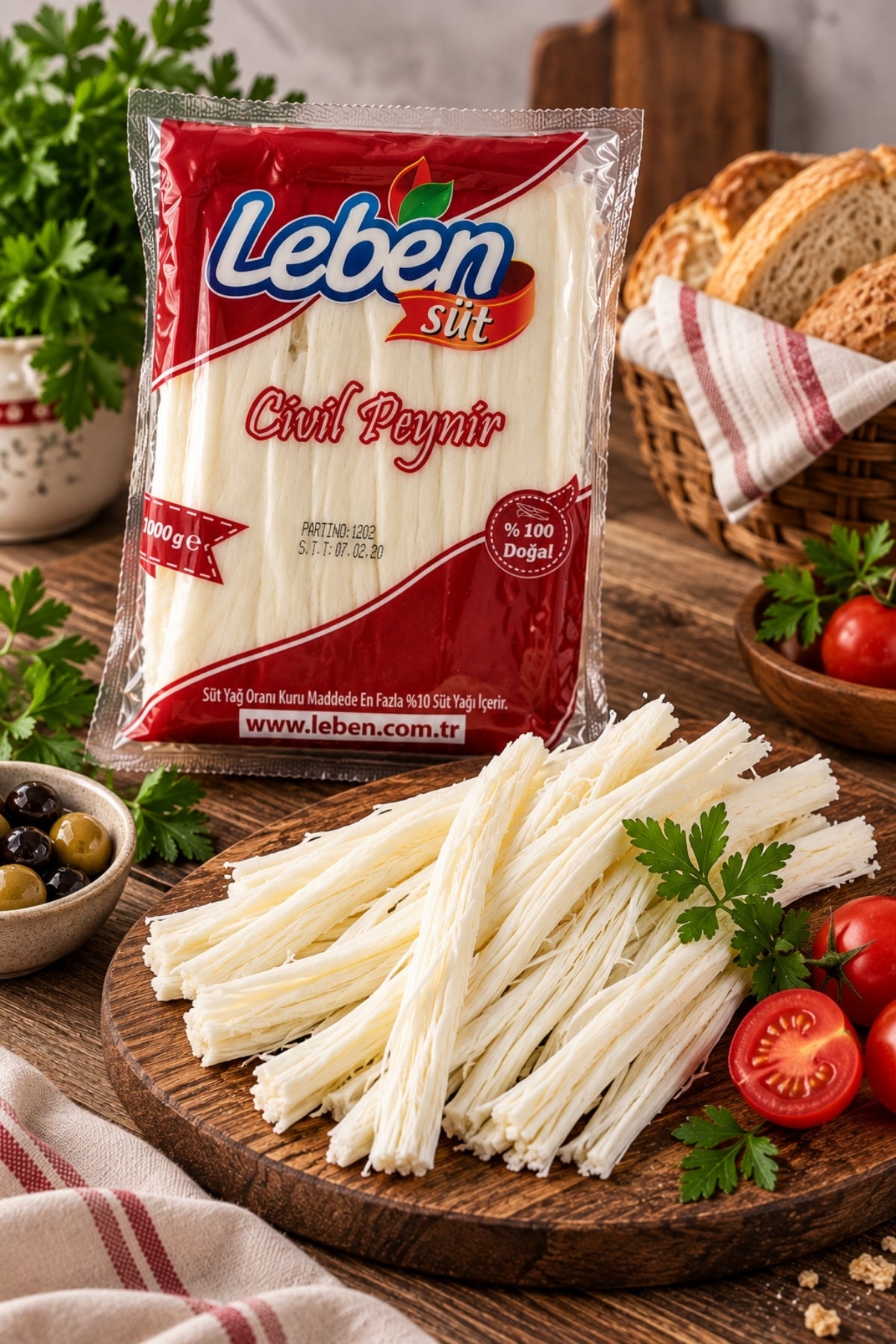 Leben 1000 gr. Vakumlu Civil (ÇEÇİL) Peynir
