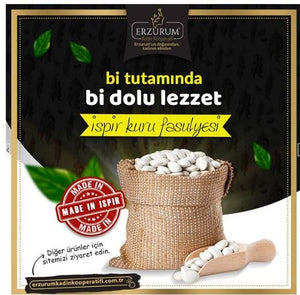 Erzurum Kadın Kooperatifi Ata Tohum İspir Kuru Fasülye 1 KG