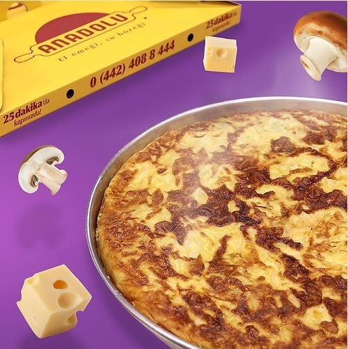 Mantarlı Kaşarlı Tepsi