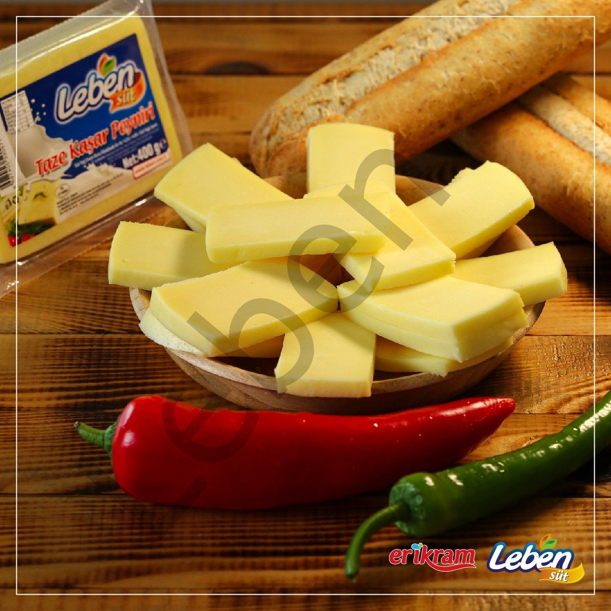 Leben 400 gr Taze Kaşar Peynir