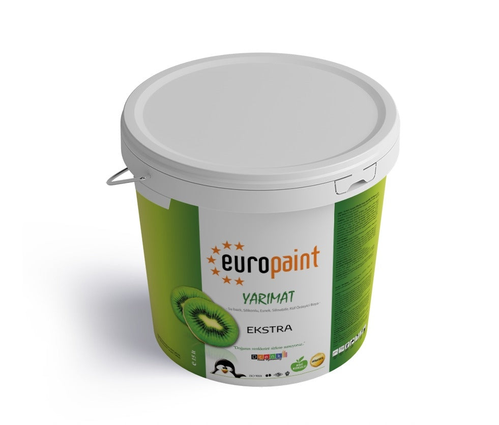 EUROPAİNT EXTRA YARIMAT İÇ CEPHE BOYASI BEYAZ 2,5 LT