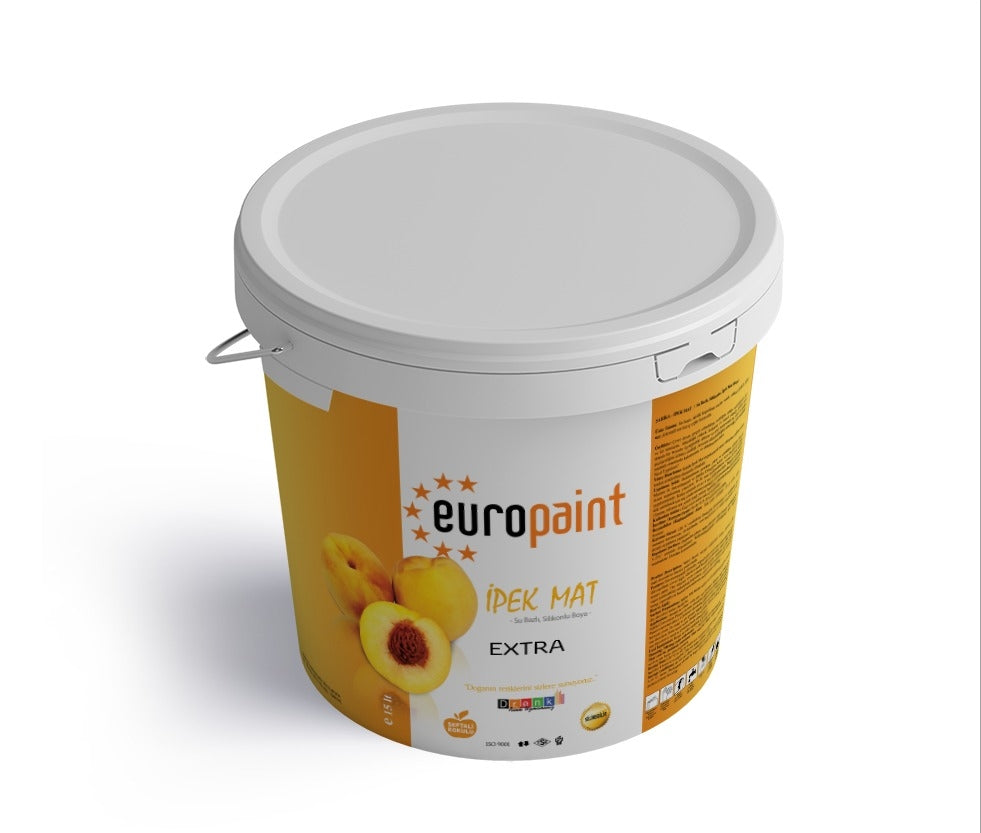 EUROPAİNT EXTRA İPEK MAT İÇ CEPHE BOYASI BEYAZ 2,5 LT