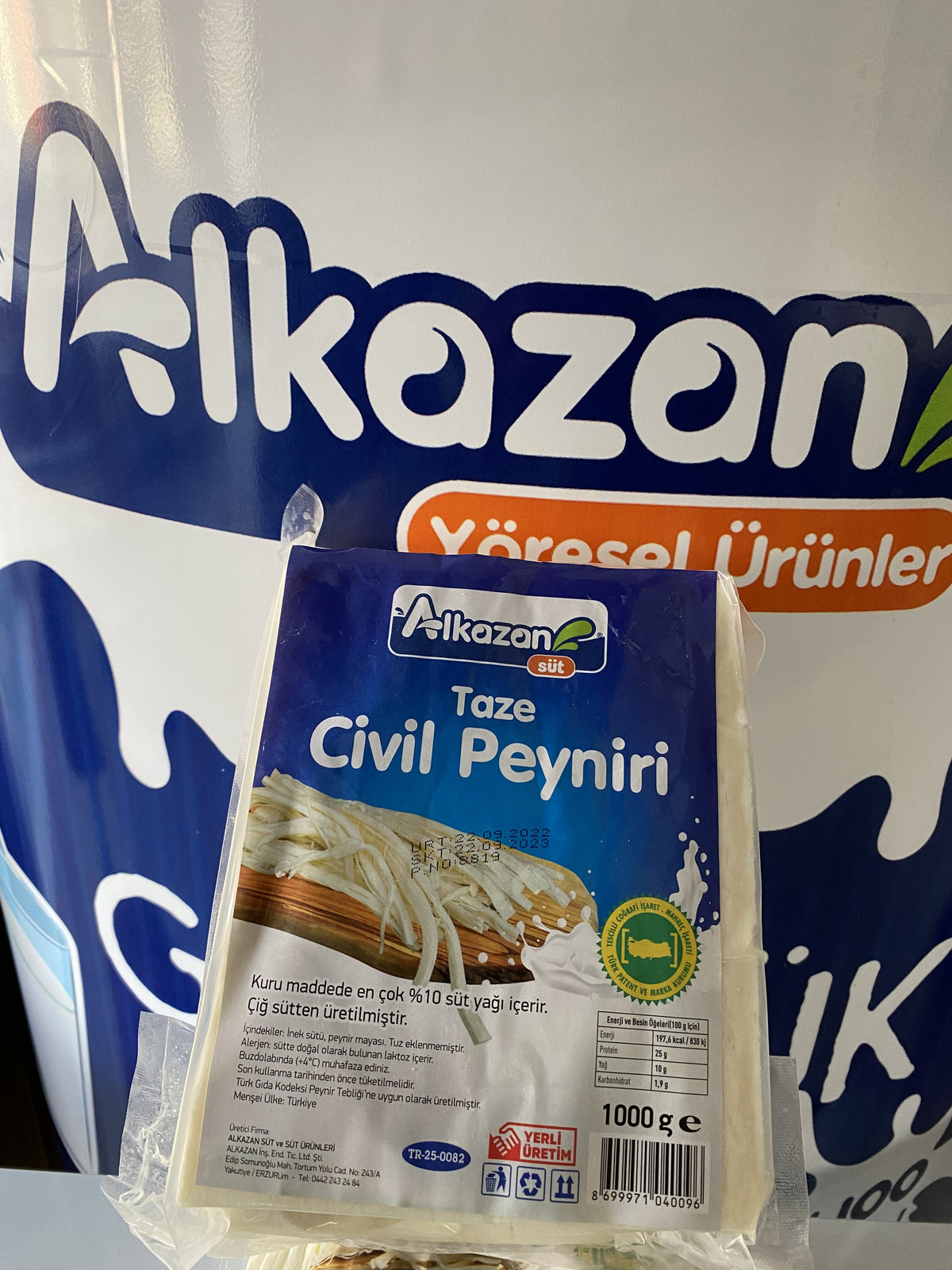 Alkazan 1 Kg Vakumlu Taze Civil