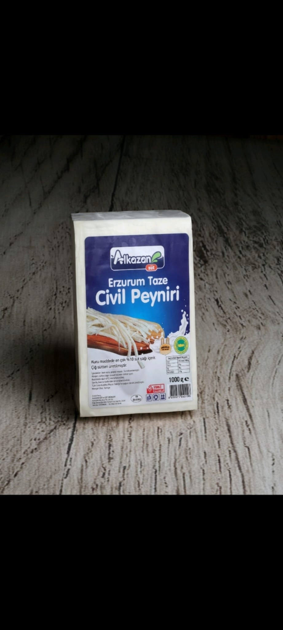 Alkazan 1 Kg Vakumlu Taze Civil