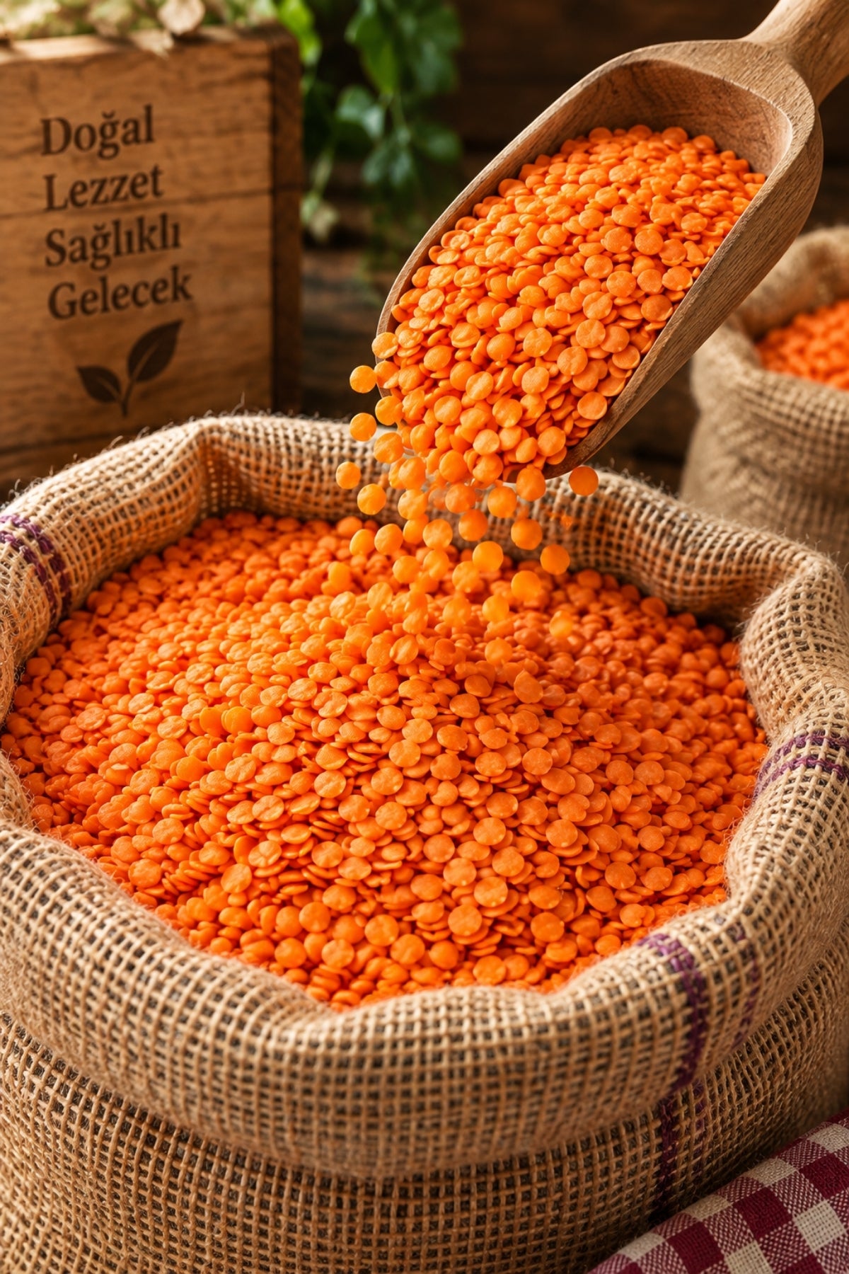 ERZURUM KADIN KOOPERATİFİ KIRMIZI YAPRAK MERCİMEK 1 KG